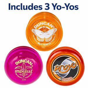 Duncan Yo-Yo Set of 3 Mixed Yo-Yos New Sealed For Age 6+